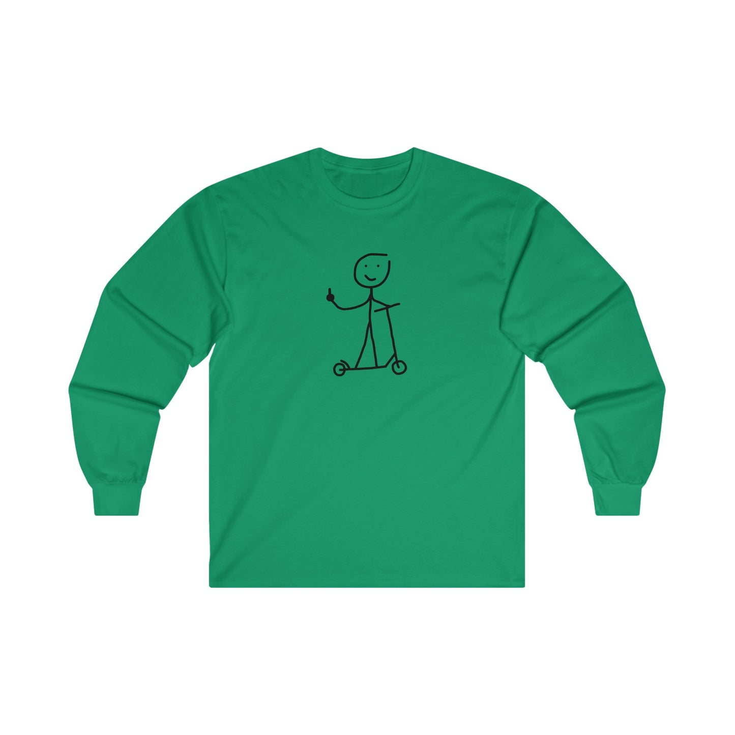 G on a Scooter Long Sleeve T-shirt (Adults)