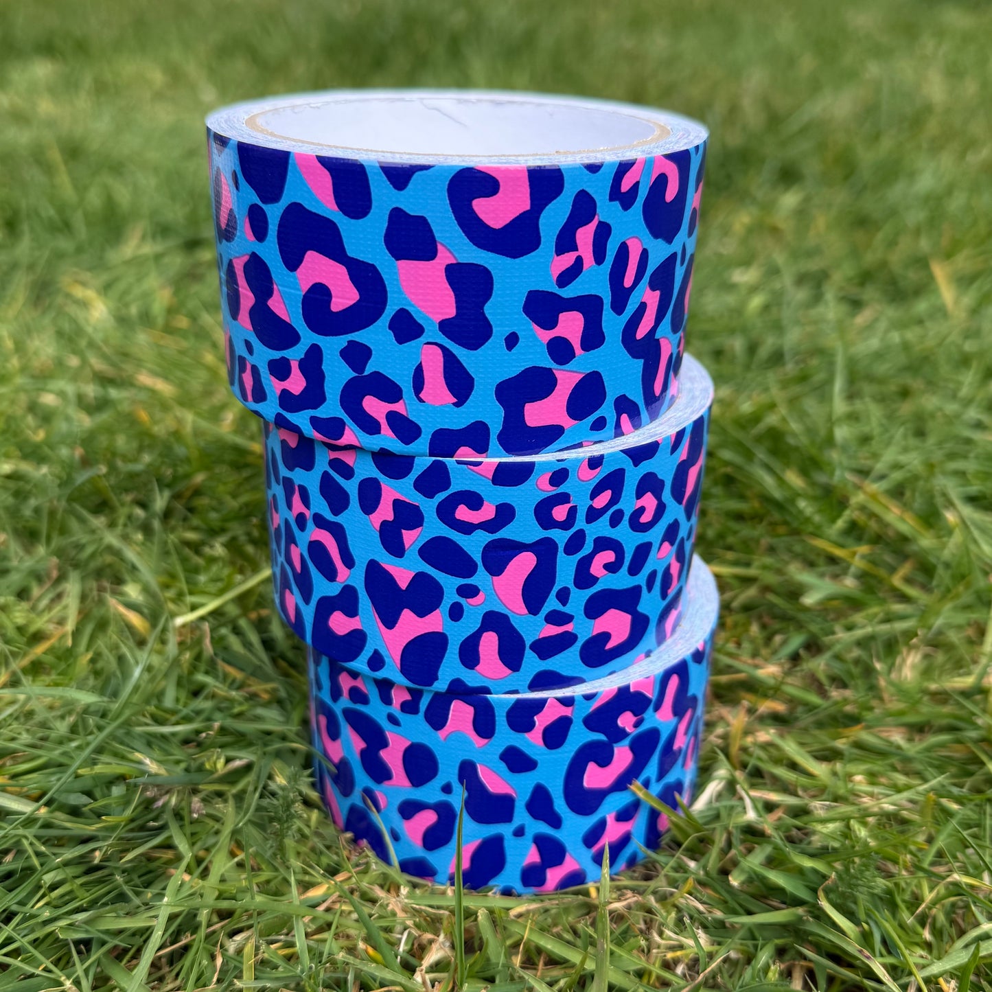 Blue & Pink Leopard Bar Tape