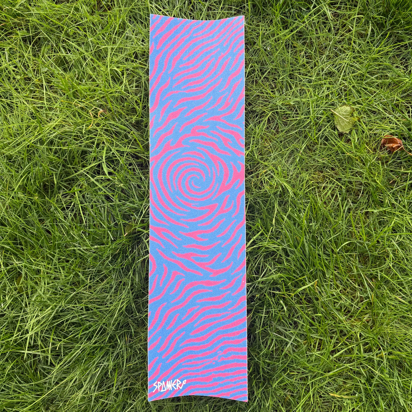 Pink & Blue Swirly Griptape