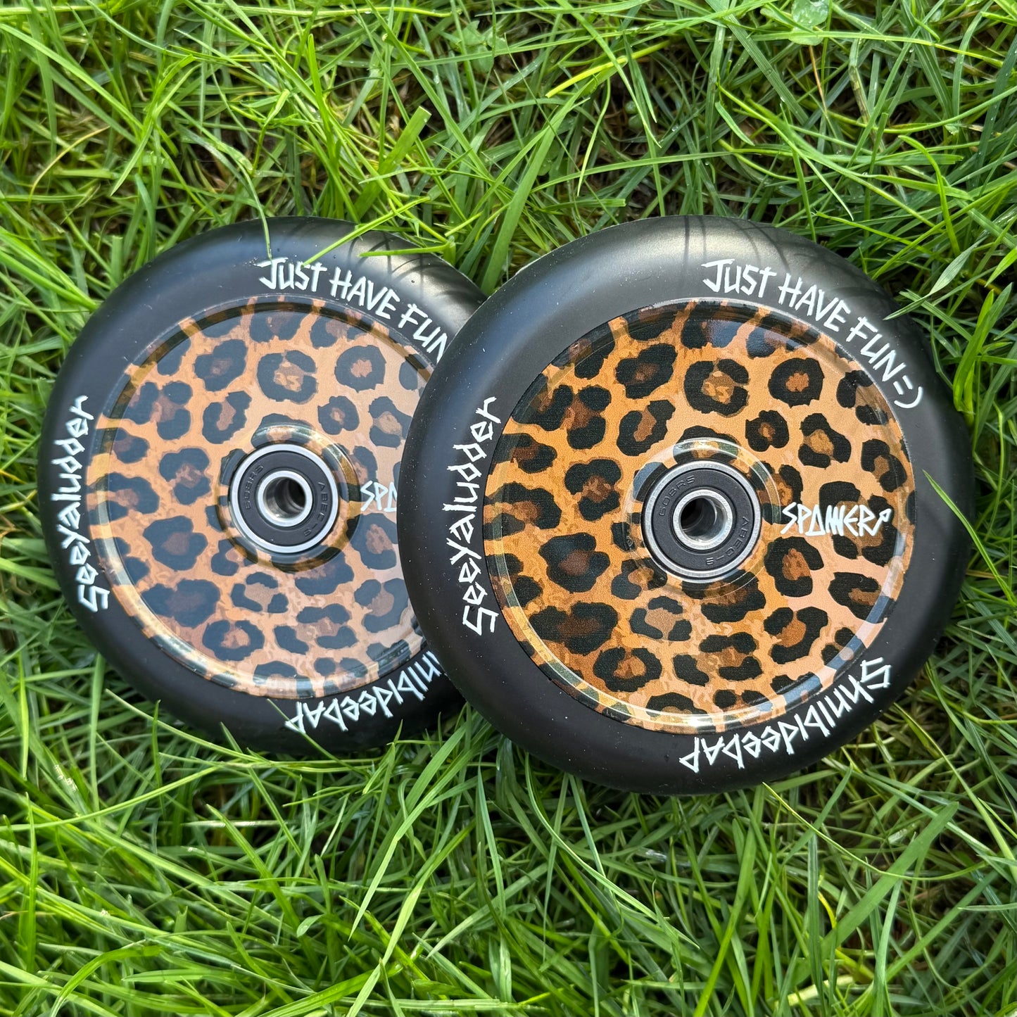 Leopard Print Wheels