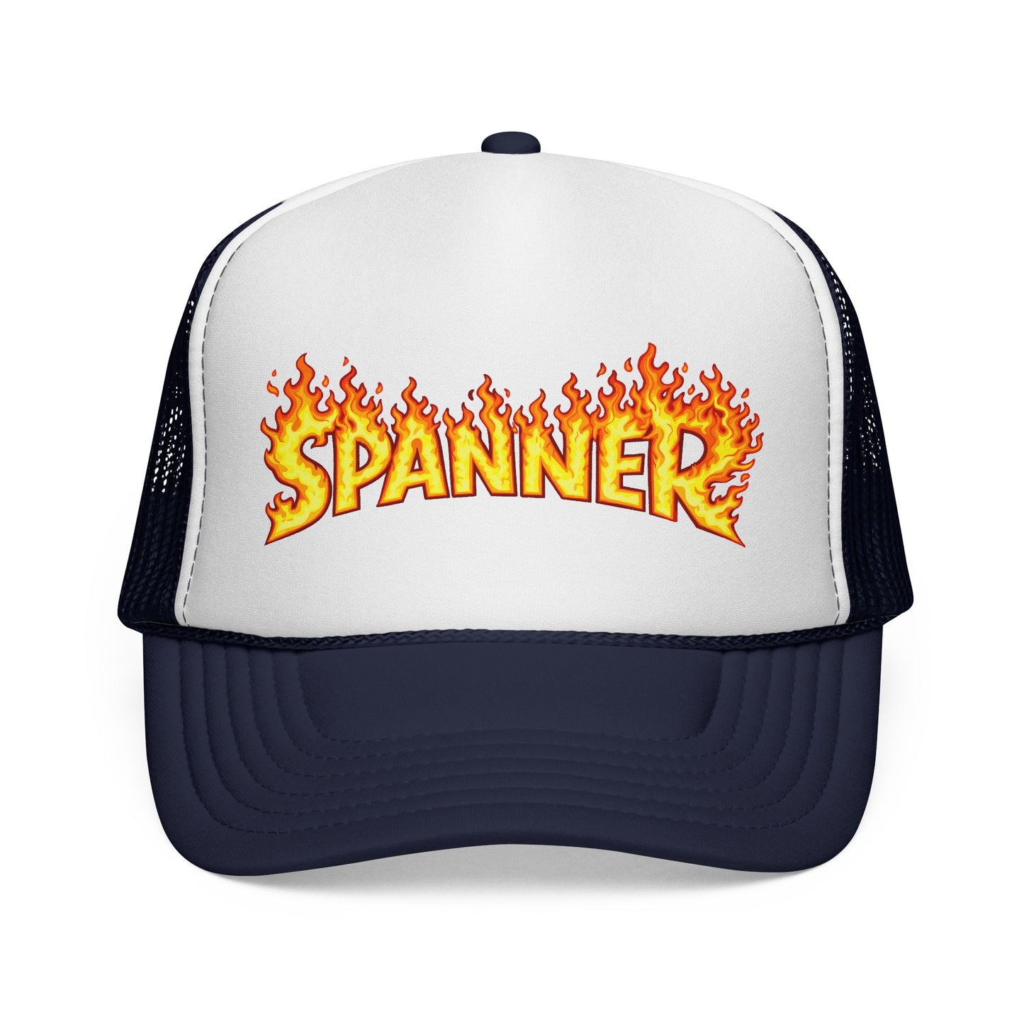 Spanner On Fire Trucker Hat