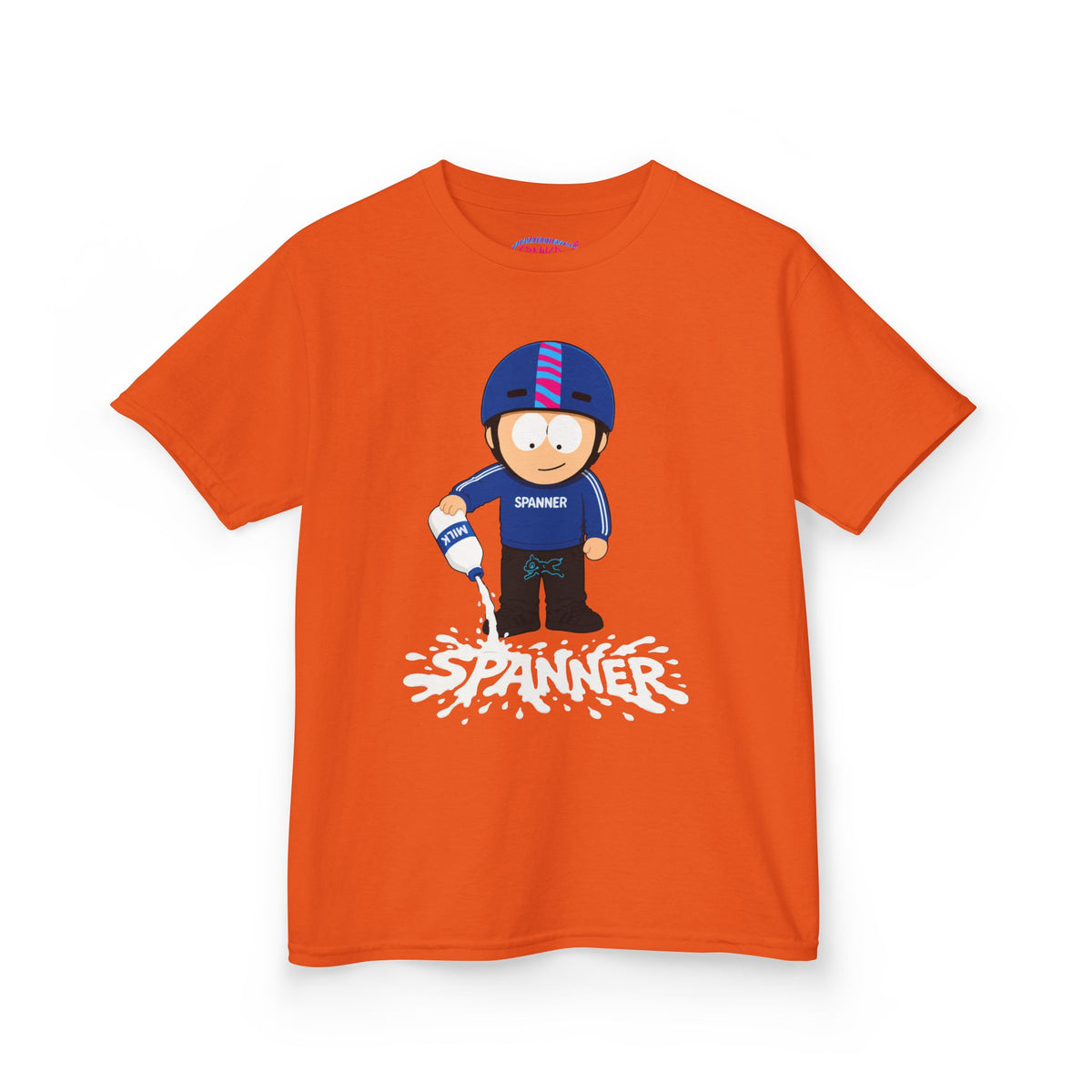 Spanner Spilling Milk T-Shirt (Kids)