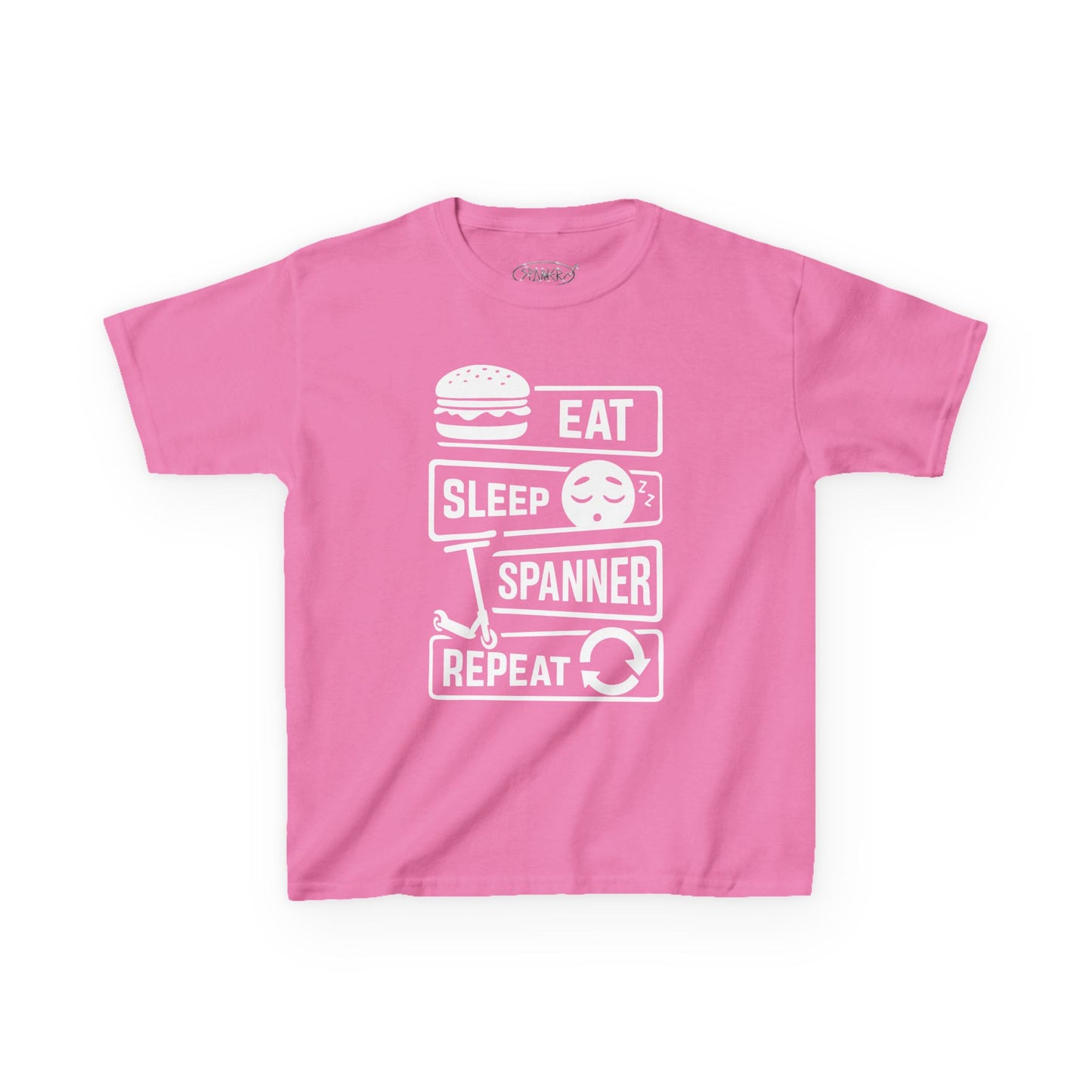 Eat Sleep Spanner Repeat T-shirt (Kids)
