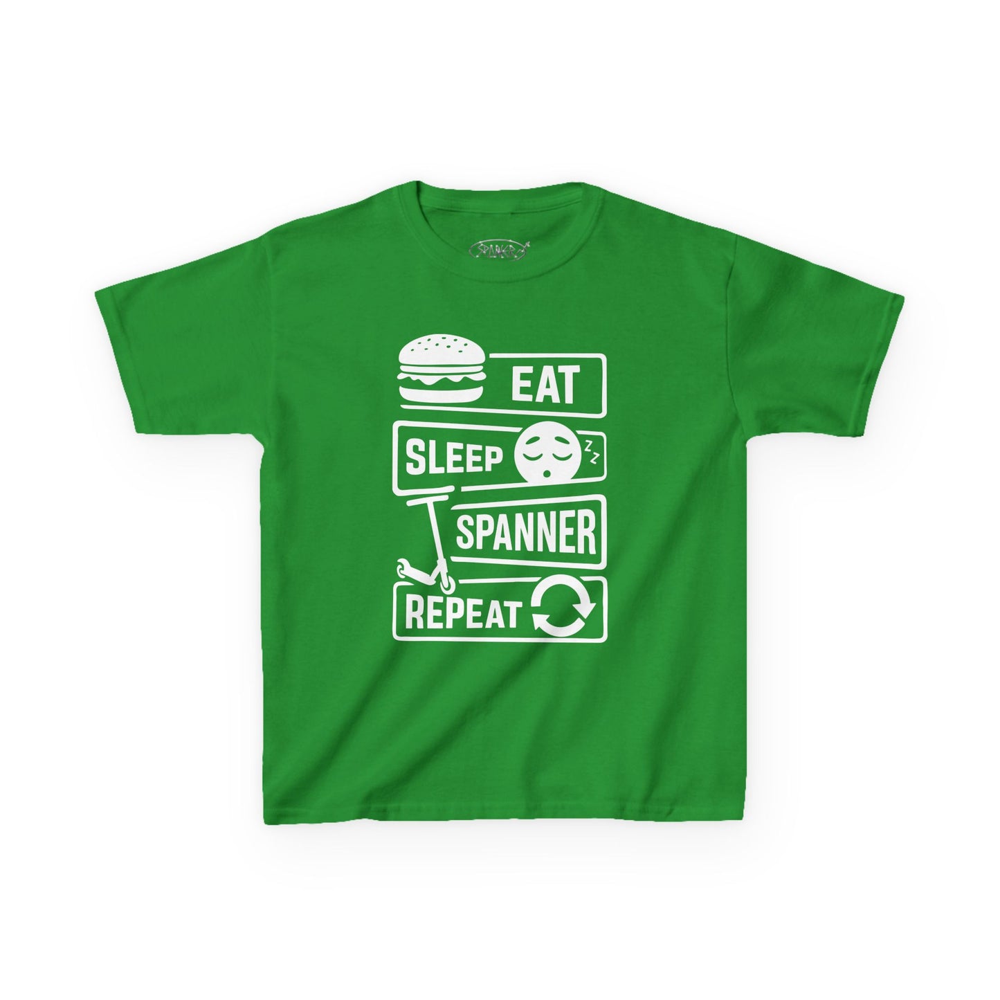 Eat Sleep Spanner Repeat T-shirt (Kids)