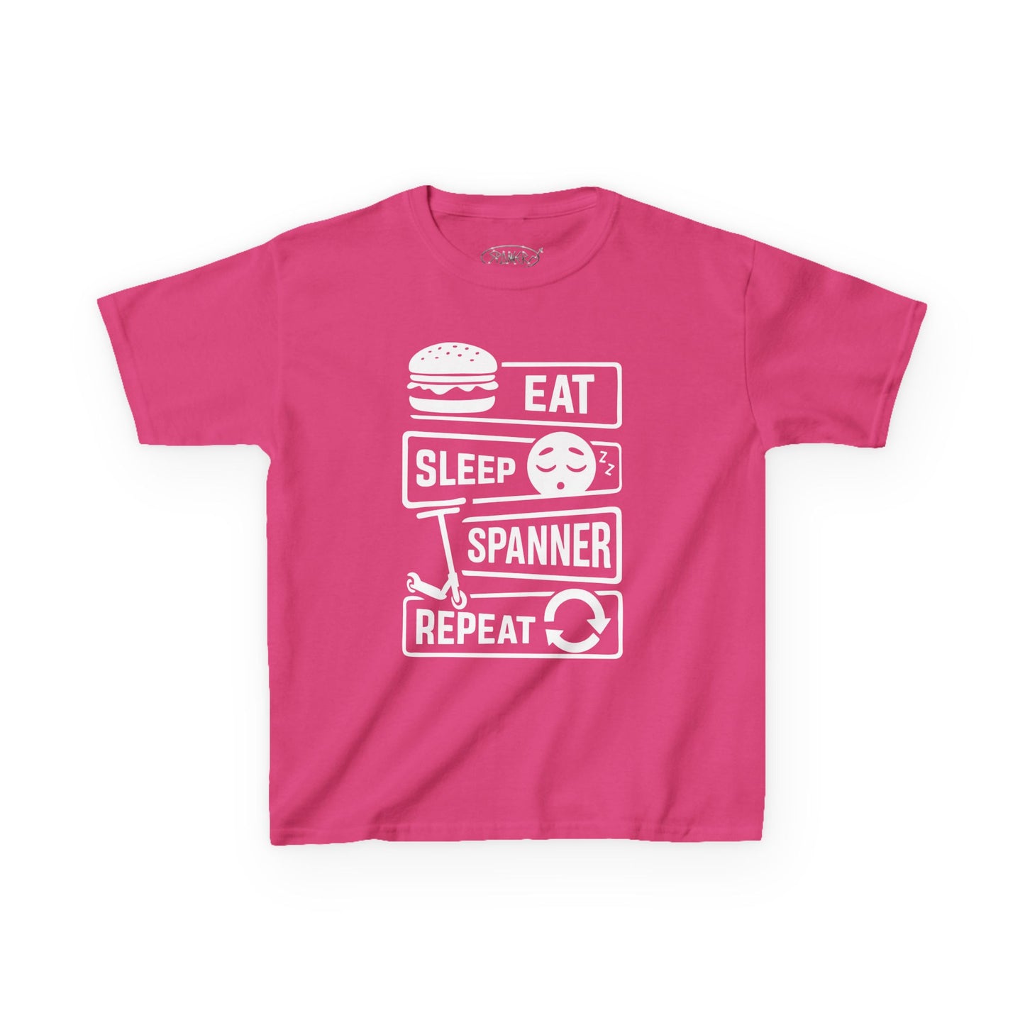 Eat Sleep Spanner Repeat T-shirt (Kids)