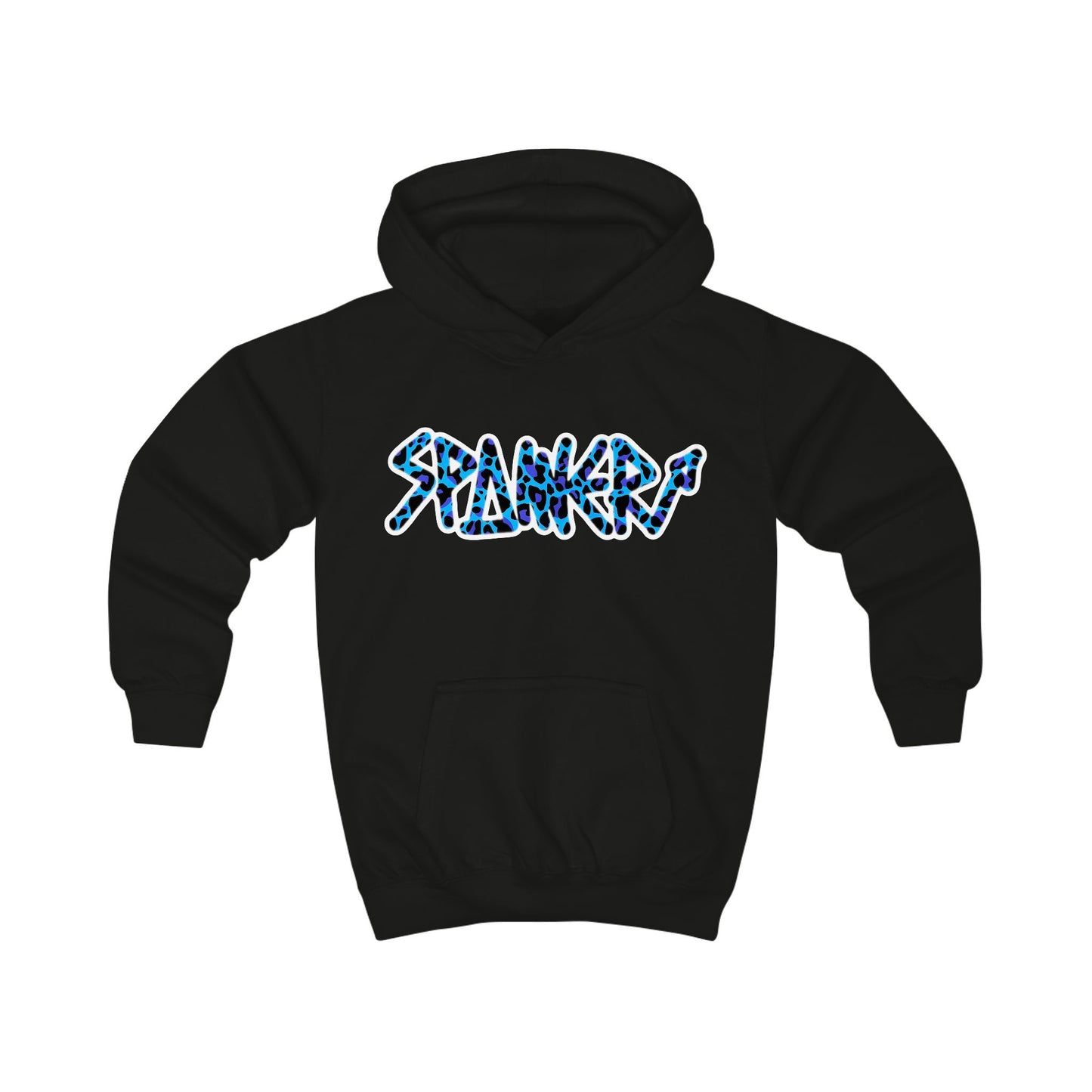 Blue Leopard Spanner Hoodie (Kids)