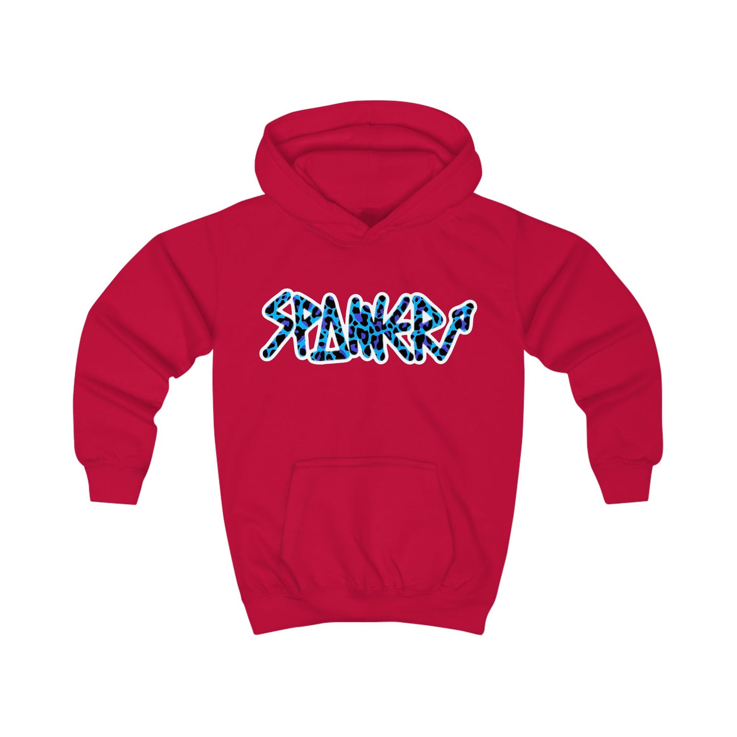 Blue Leopard Spanner Hoodie (Kids)
