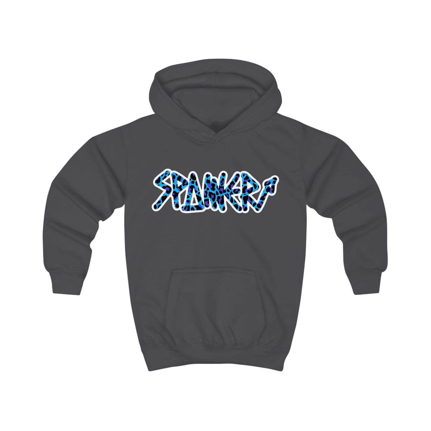 Blue Leopard Spanner Hoodie (Kids)