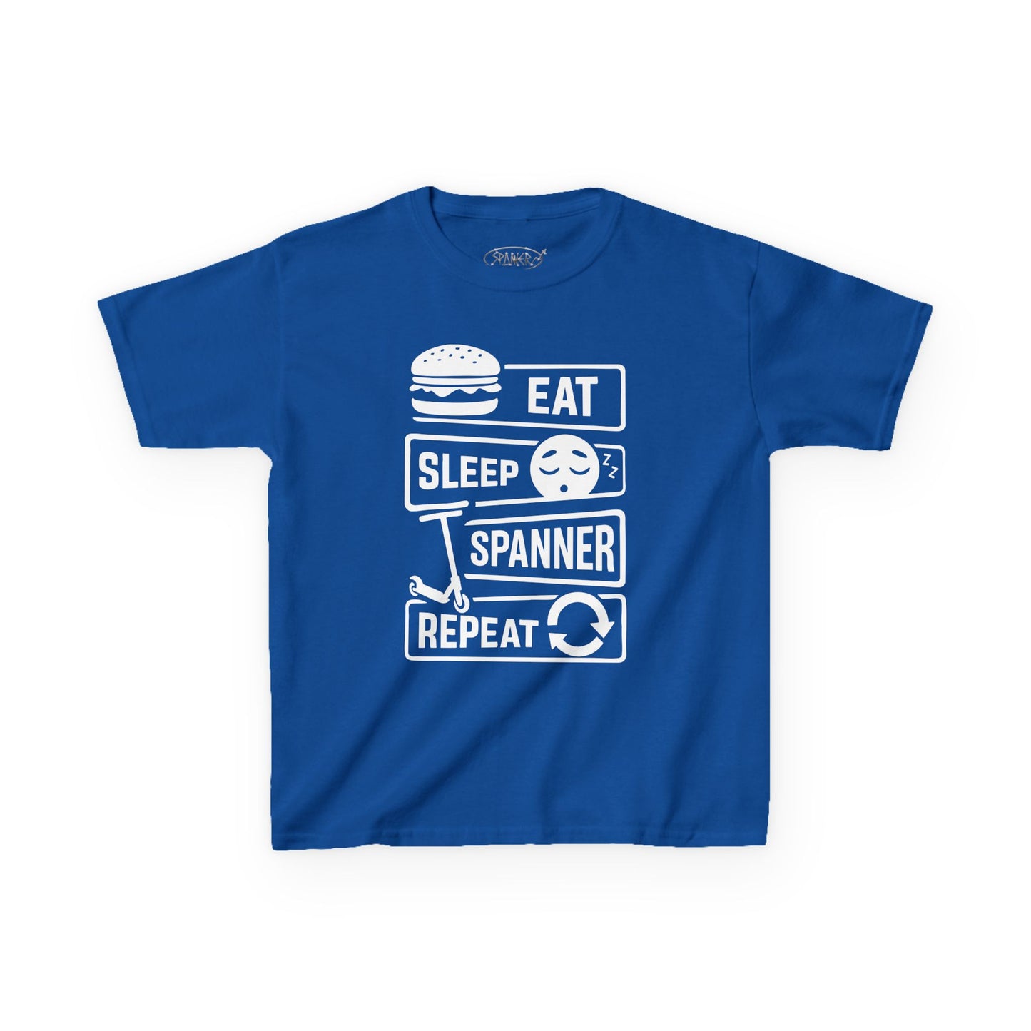 Eat Sleep Spanner Repeat T-shirt (Kids)
