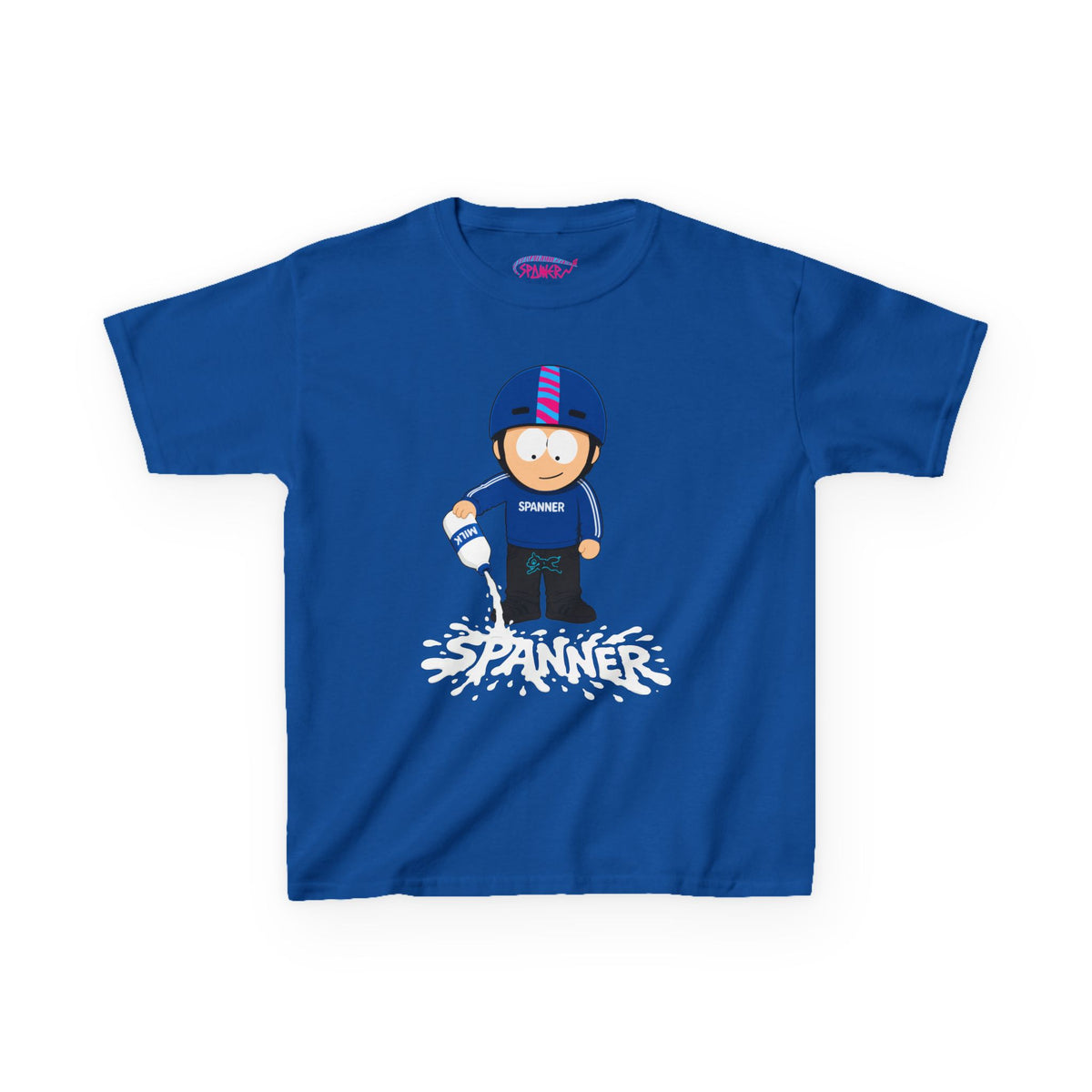 Spanner Spilling Milk T-Shirt (Kids)