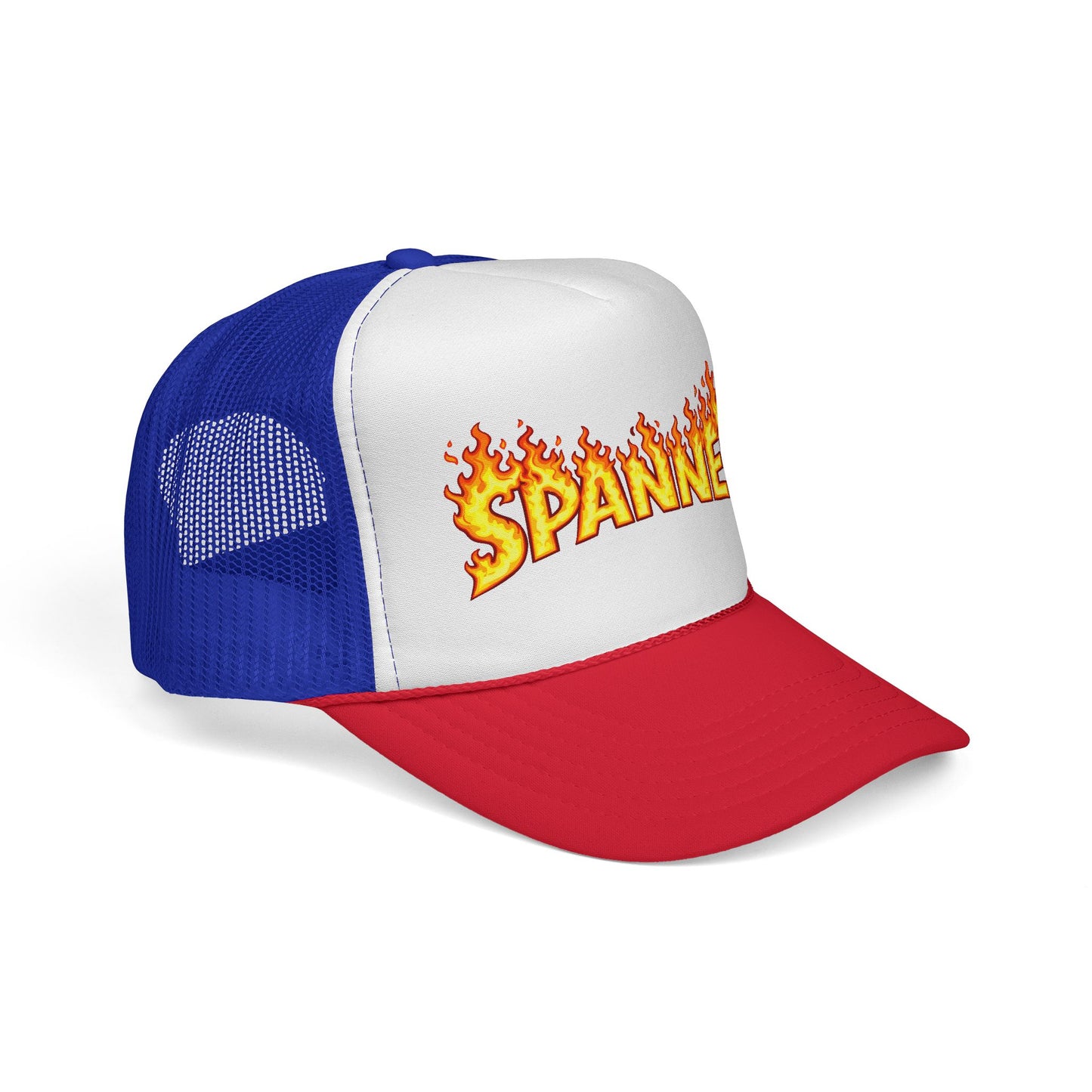 Spanner On Fire Trucker Hat