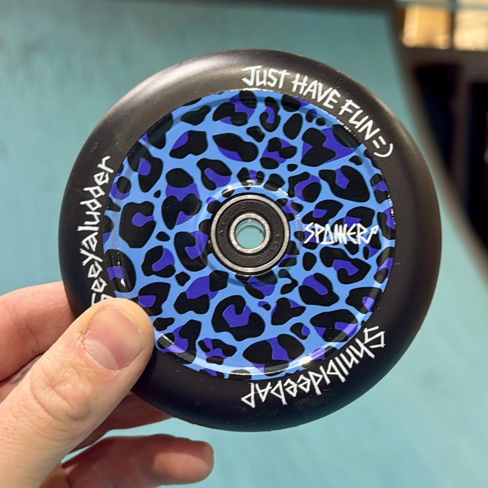 Blue Leopard Wheels