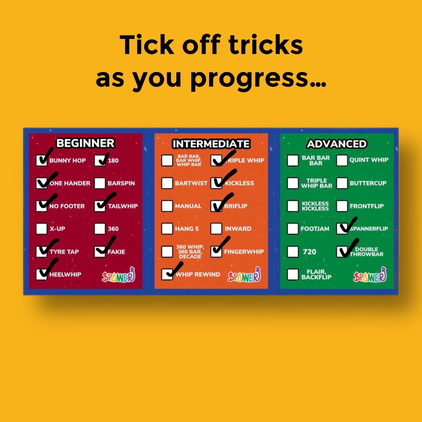 A Scooter Trick List