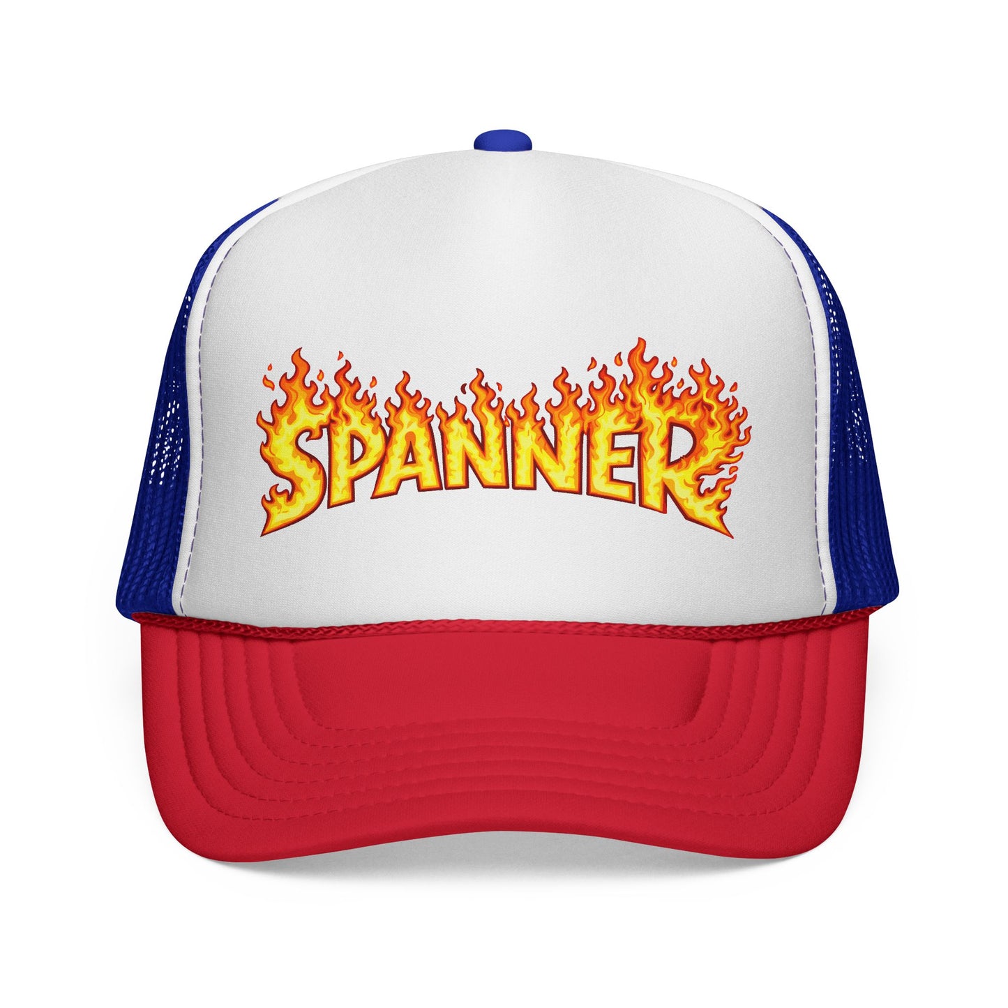 Spanner On Fire Trucker Hat