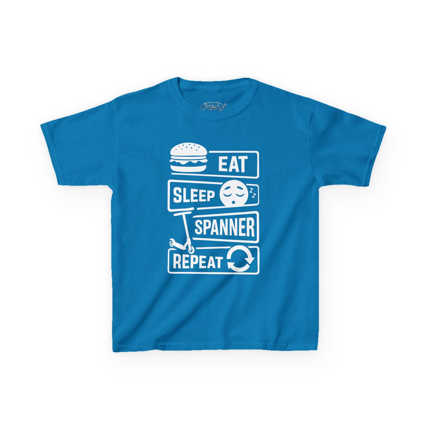 Eat Sleep Spanner Repeat T-shirt (Kids)
