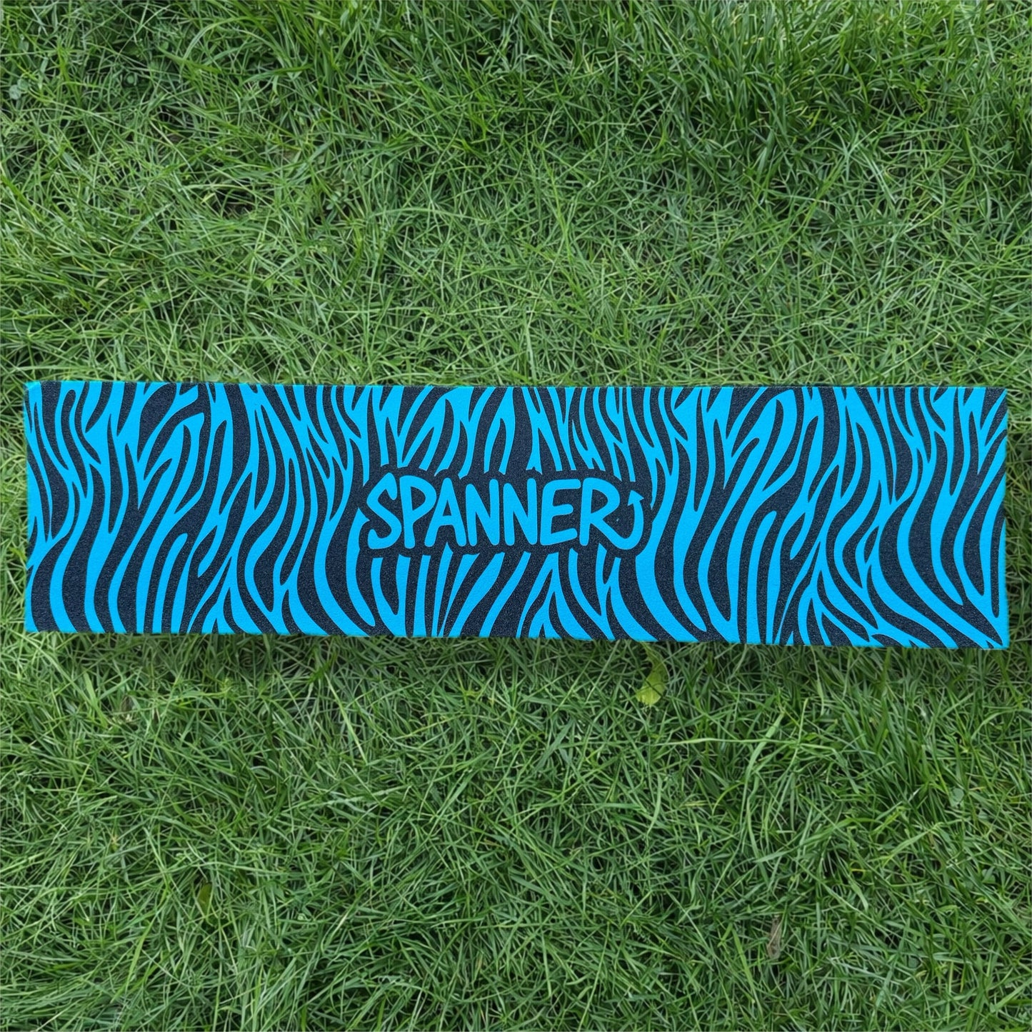 Black & Blue Zebra Griptape