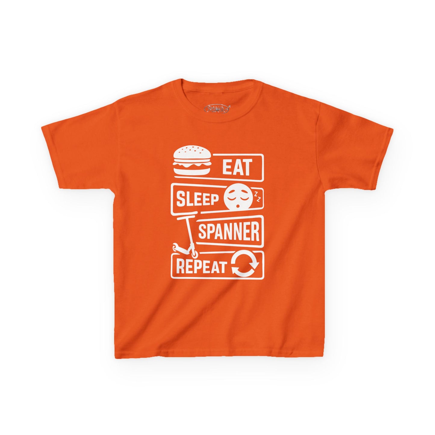 Eat Sleep Spanner Repeat T-shirt (Kids)
