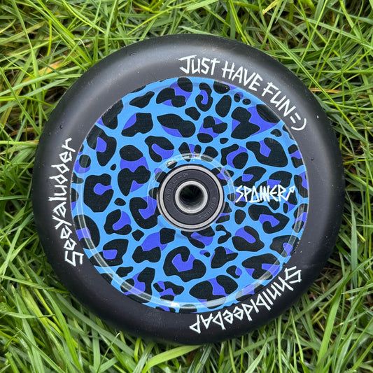 Blue Leopard Wheels