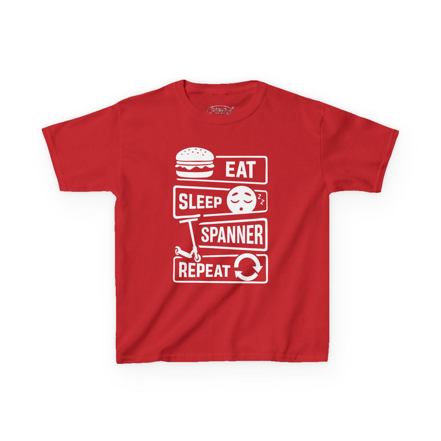 Eat Sleep Spanner Repeat T-shirt (Kids)