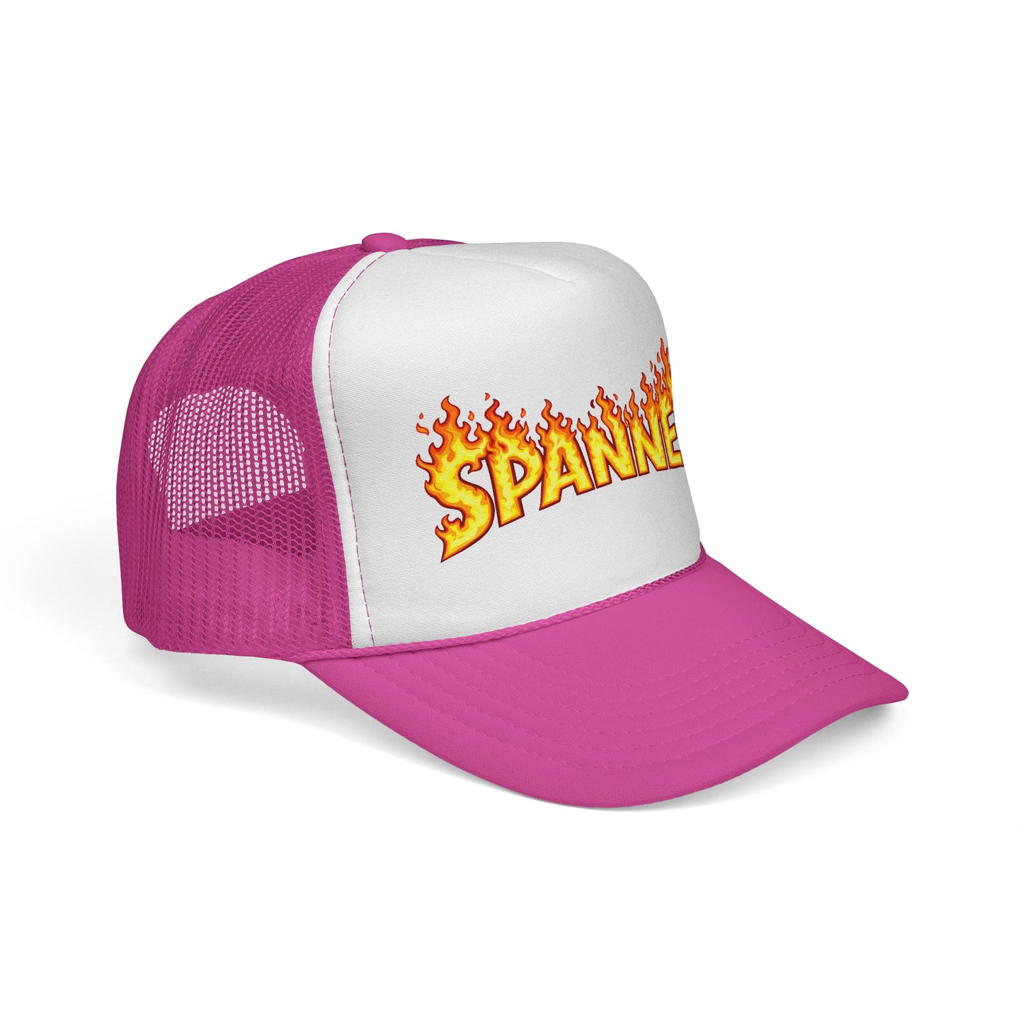 Spanner On Fire Trucker Hat