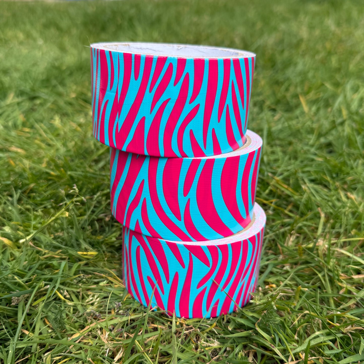 Pink & Blue Zebra Bar Tape