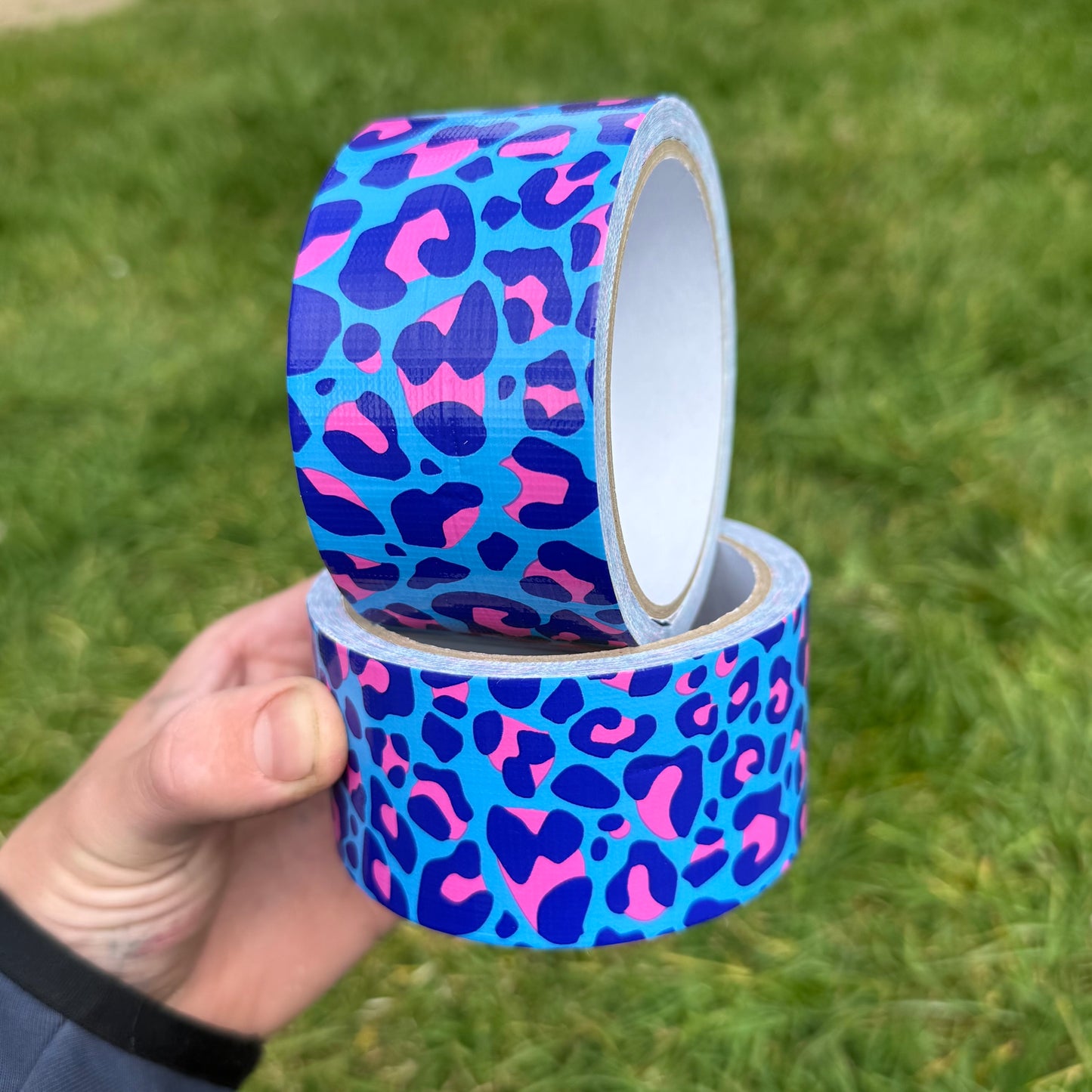 Blue & Pink Leopard Bar Tape