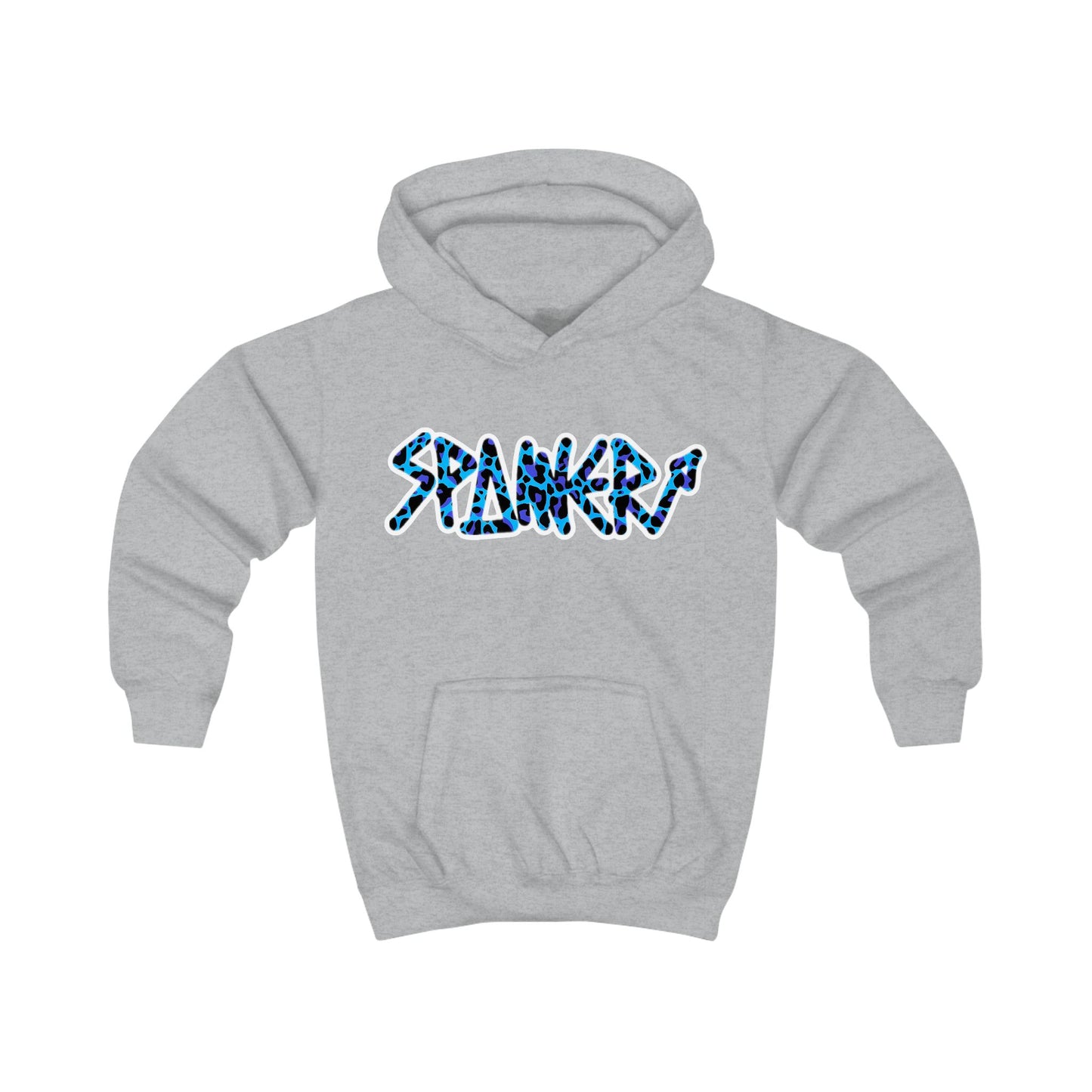 Blue Leopard Spanner Hoodie (Kids)