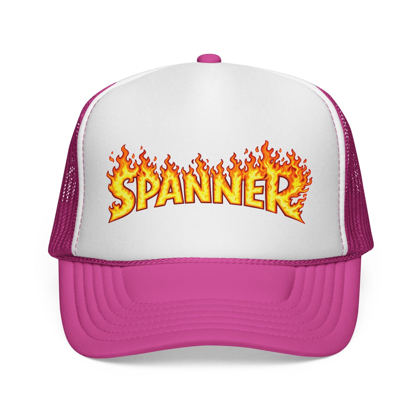 Spanner On Fire Trucker Hat
