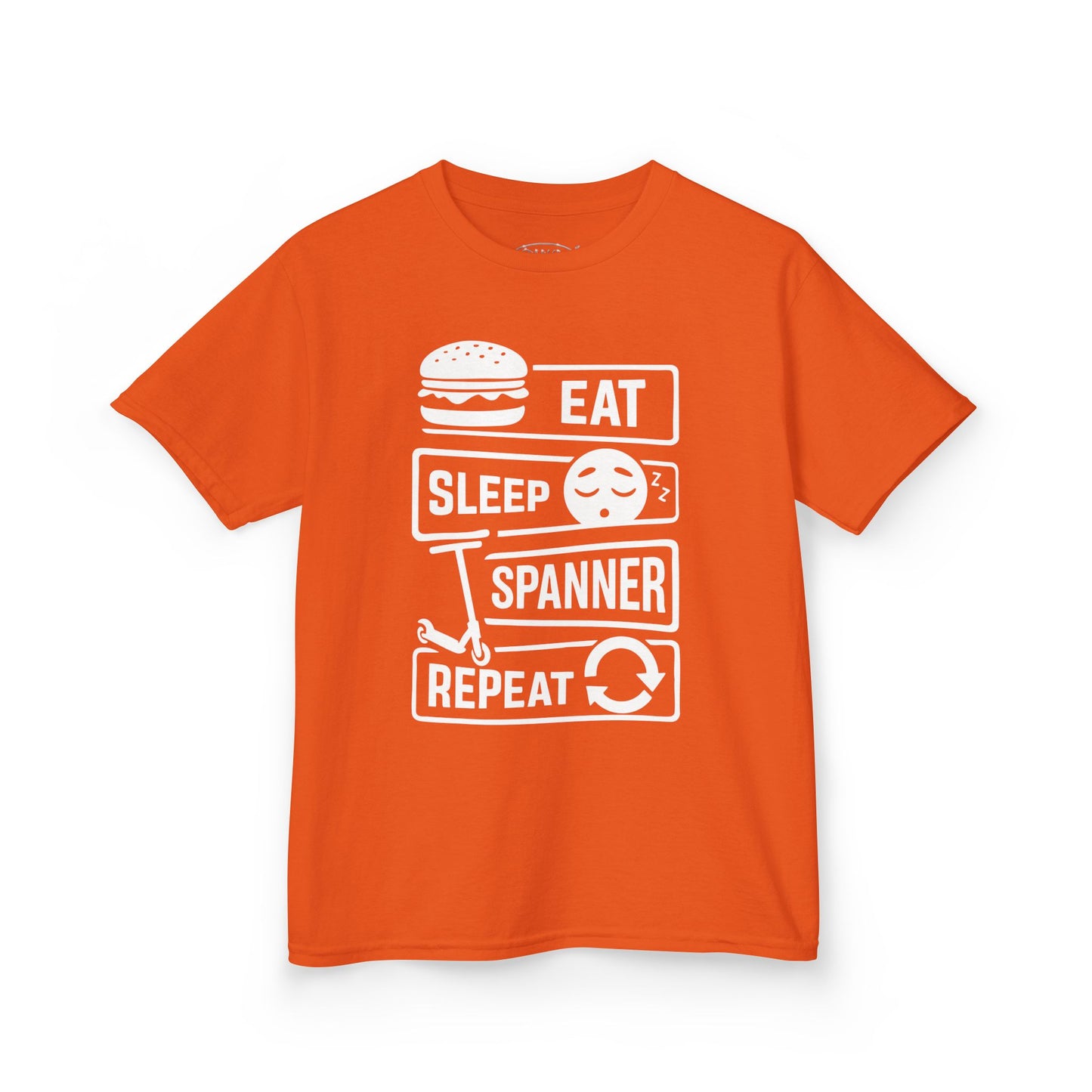 Eat Sleep Spanner Repeat T-shirt (Kids)