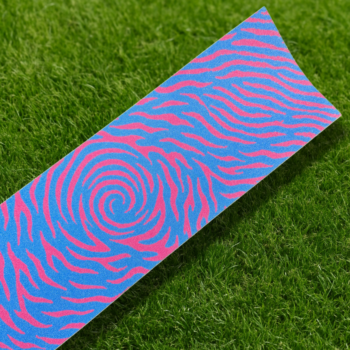 Pink & Blue Swirly Griptape