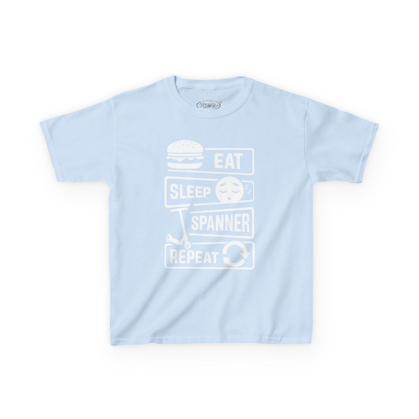 Eat Sleep Spanner Repeat T-shirt (Kids)