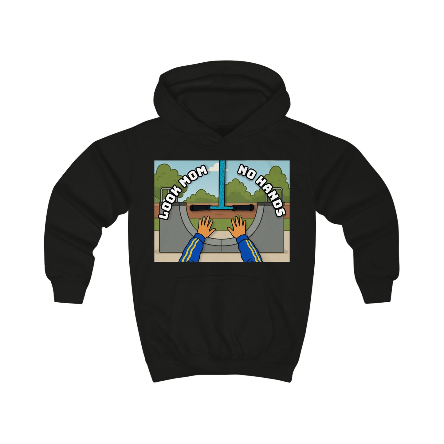 Look Mom No Hands! Hoodie (Kids)