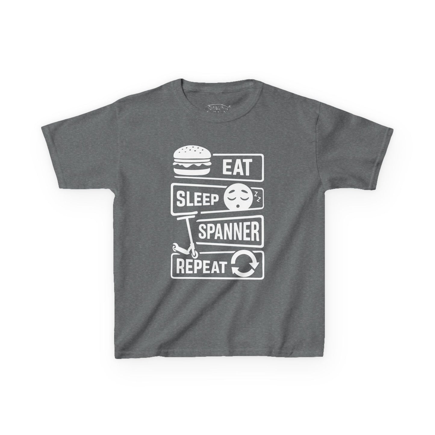 Eat Sleep Spanner Repeat T-shirt (Kids)