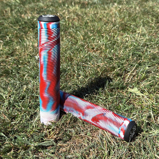 1 Pair of Grips (Red, White, Blue)