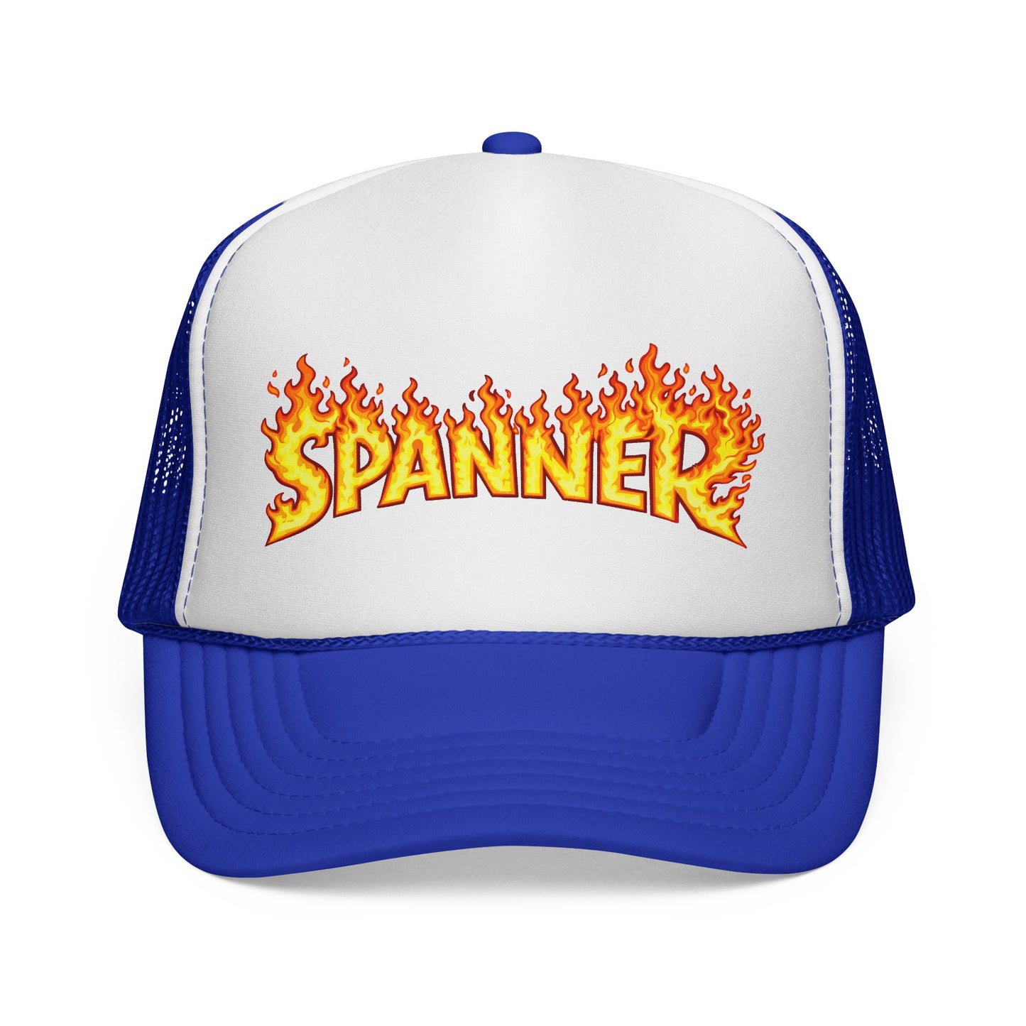 Spanner On Fire Trucker Hat