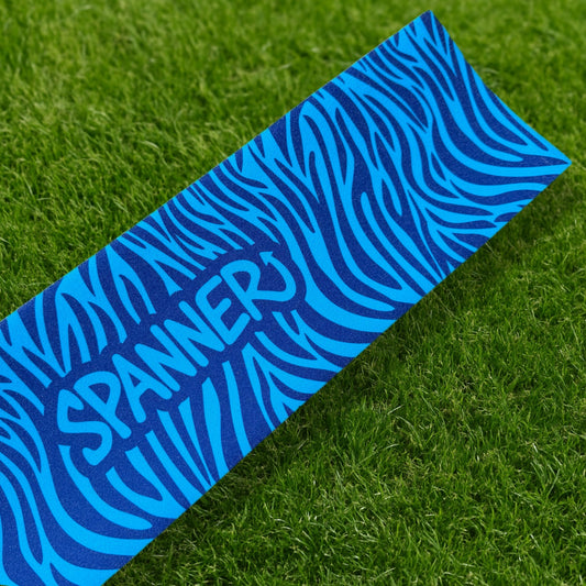 Dark Blue & Light Blue Zebra Griptape