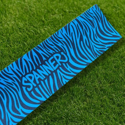 Black & Blue Zebra Griptape