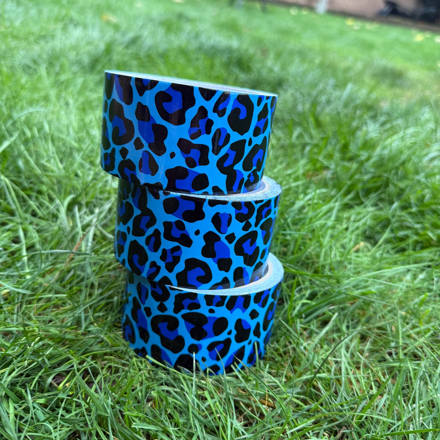 Blue Leopard Bar Tape