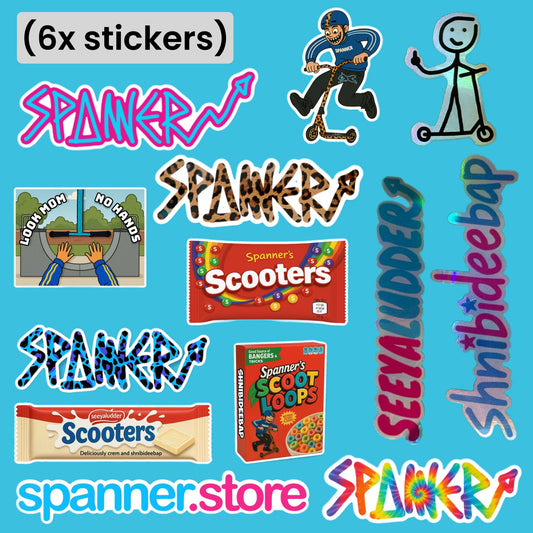 Sticker Pack (6 in total)