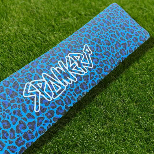 Blue Leopard Print Griptape