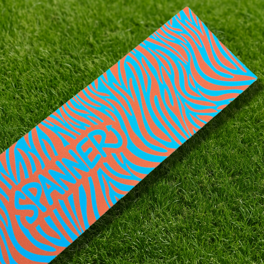 Blue & Orange Zebra Griptape