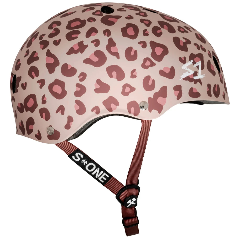 LIGHT PINK CHEETAH - S1 LIFER HELMET